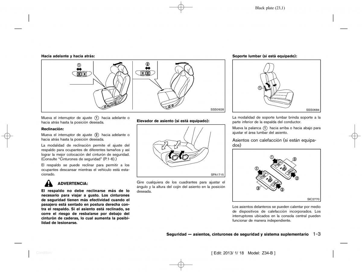 Nissan 370Z manual del propietario / page 24