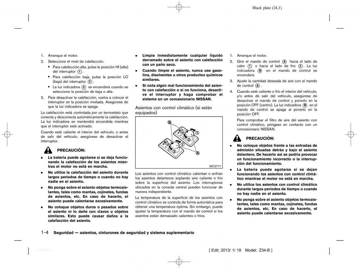 Nissan 370Z manual del propietario / page 25