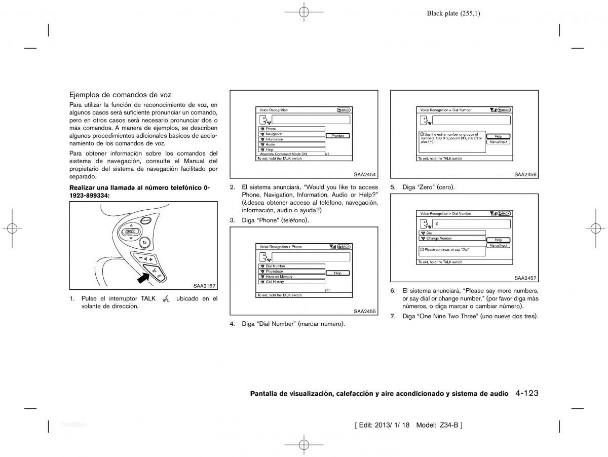 Nissan 370Z manual del propietario / page 256