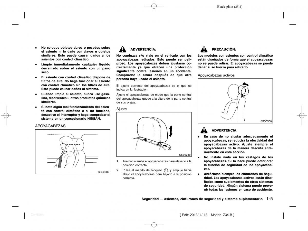 Nissan 370Z manual del propietario / page 26