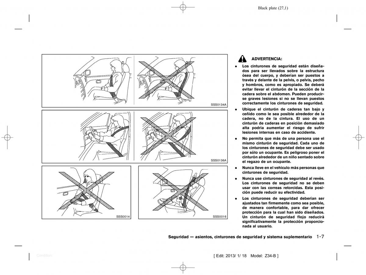 Nissan 370Z manual del propietario / page 28