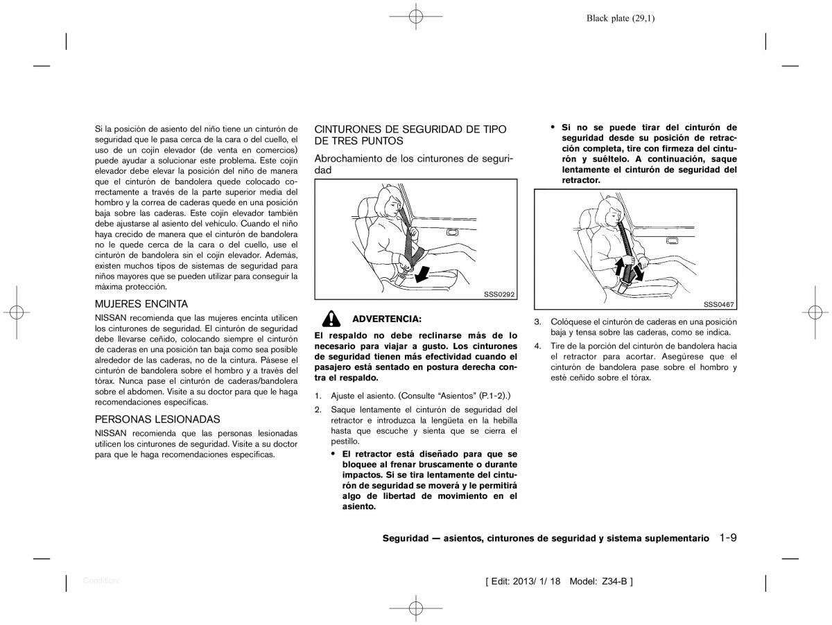 Nissan 370Z manual del propietario / page 30