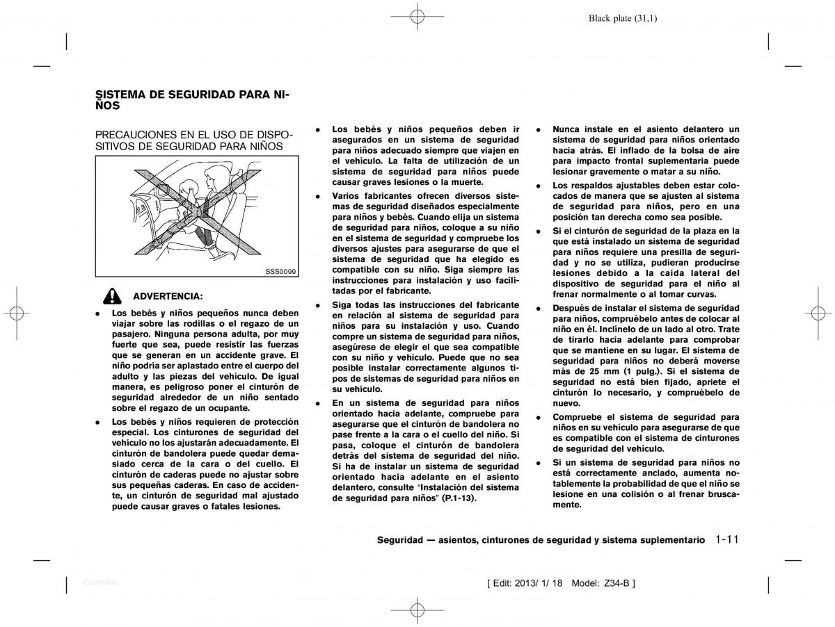 Nissan 370Z manual del propietario / page 32