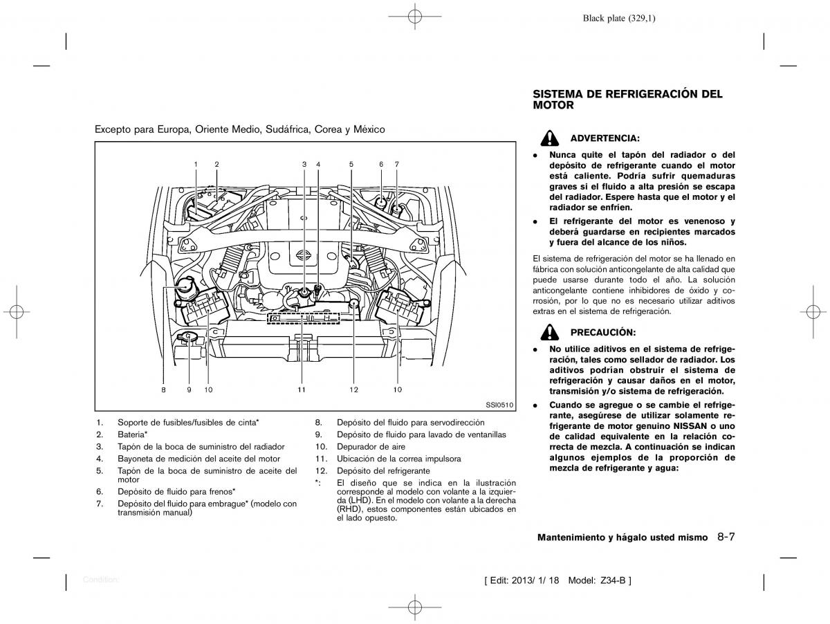 Nissan 370Z manual del propietario / page 330