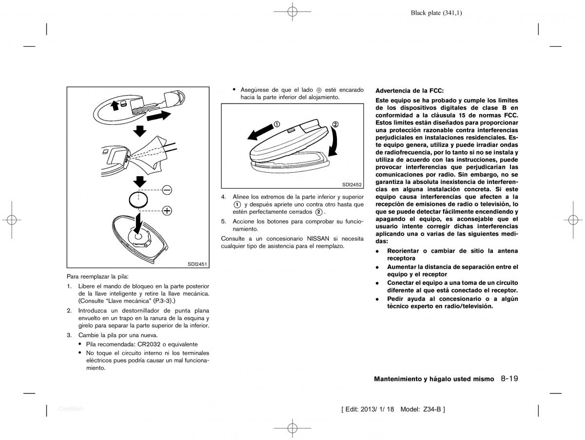 Nissan 370Z manual del propietario / page 342