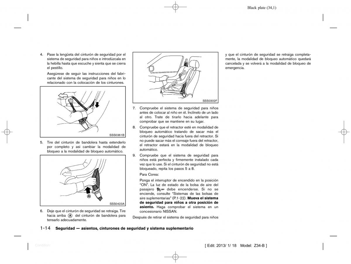 Nissan 370Z manual del propietario / page 35