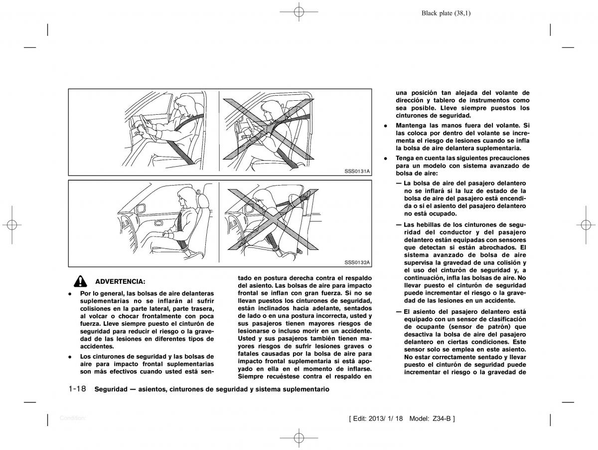 Nissan 370Z manual del propietario / page 39