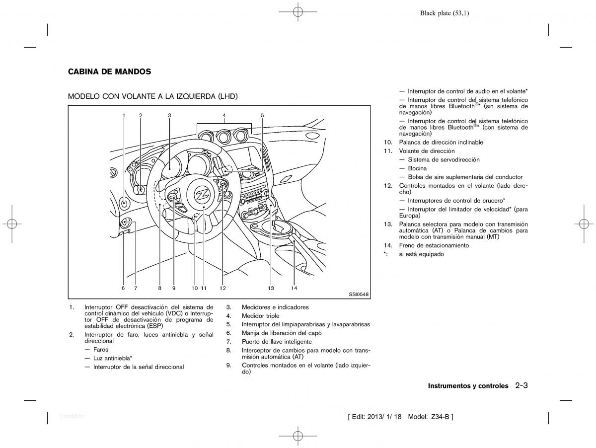 Nissan 370Z manual del propietario / page 54