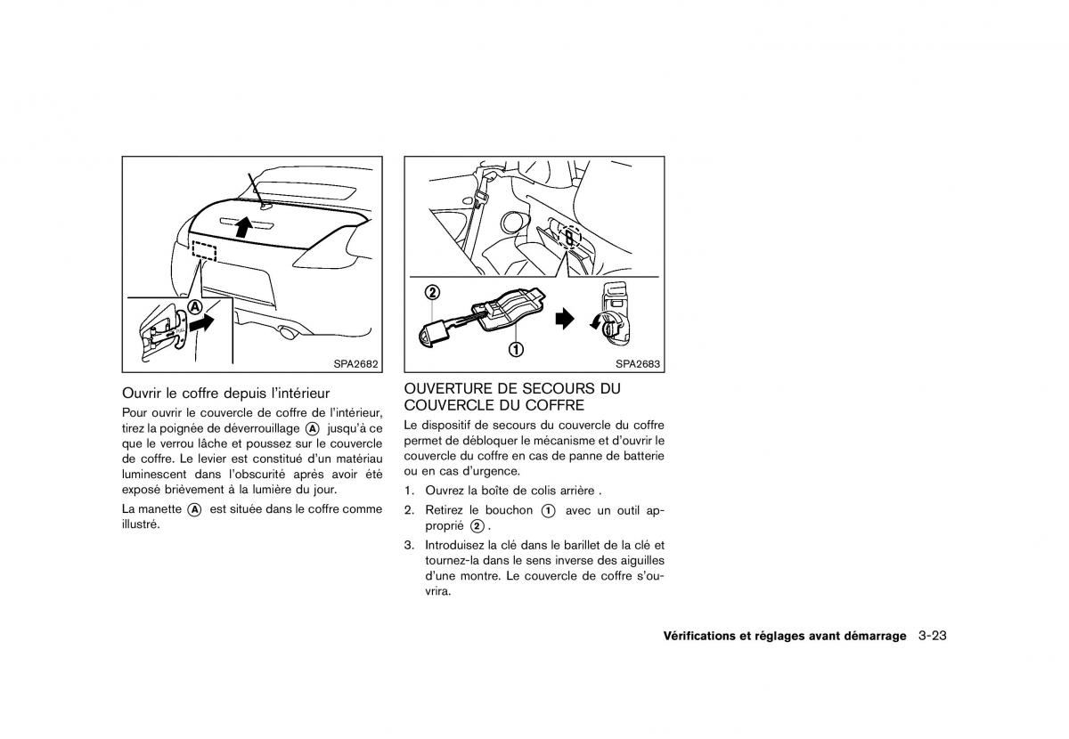 Nissan 370Z manuel du proprietaire / page 158