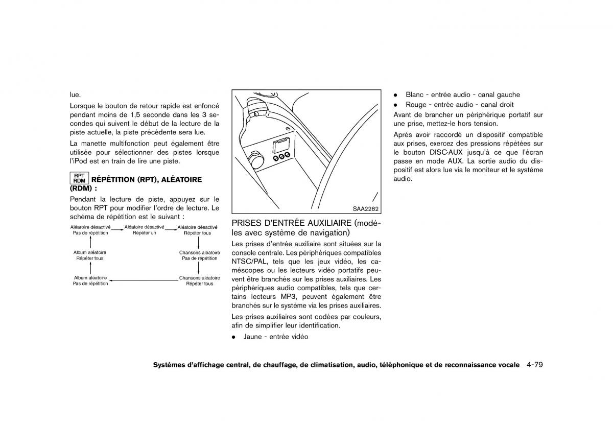 Nissan 370Z manuel du proprietaire / page 258