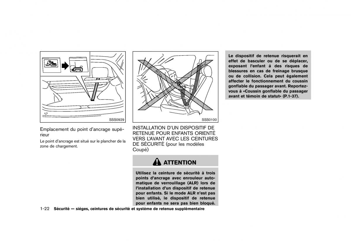 Nissan 370Z manuel du proprietaire / page 45