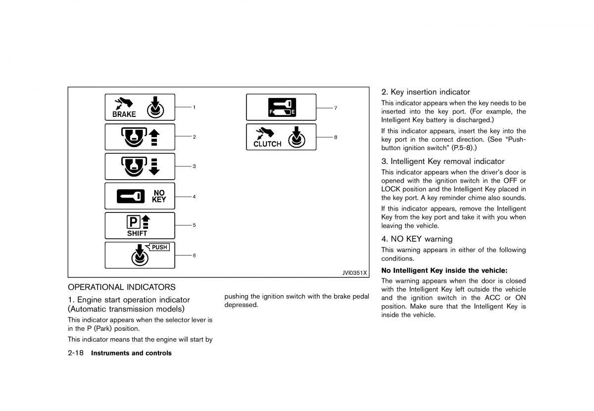 Nissan 370Z owners manual / page 82