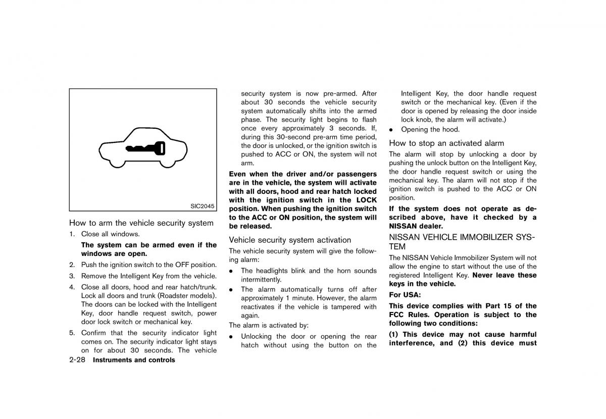 Nissan 370Z owners manual / page 92