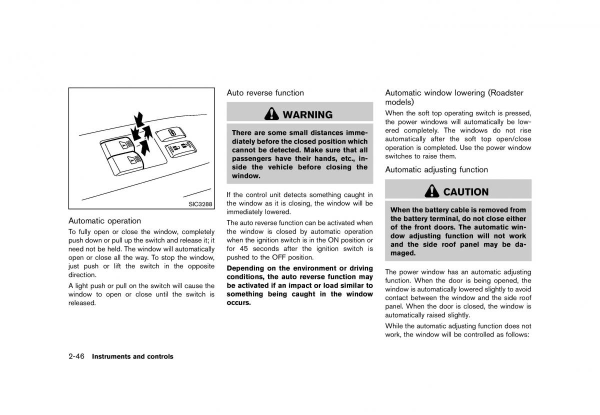 Nissan 370Z owners manual / page 110