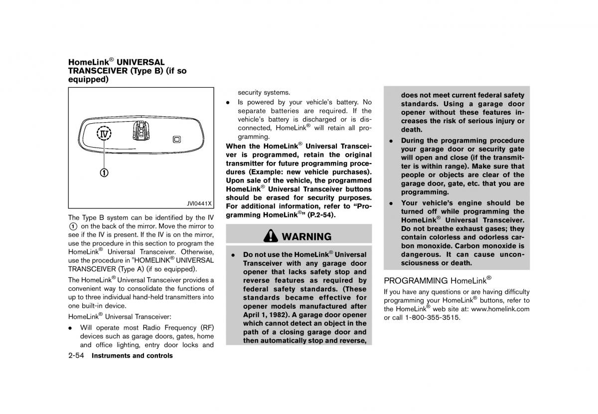 Nissan 370Z owners manual / page 118