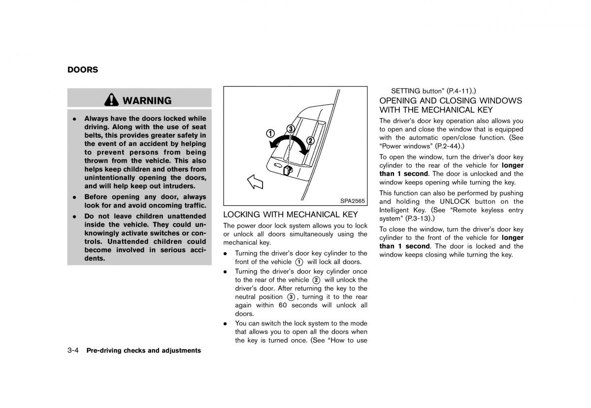 Nissan 370Z owners manual / page 126