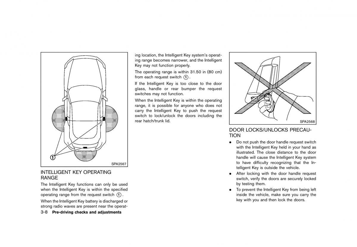 Nissan 370Z owners manual / page 130