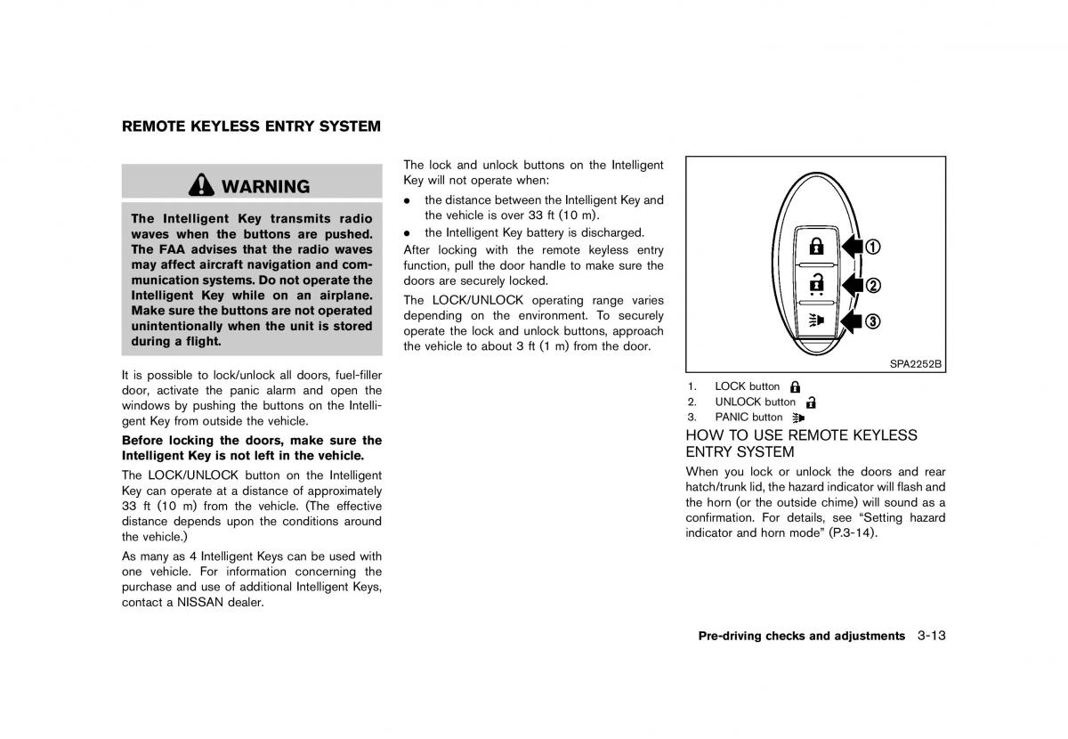 Nissan 370Z owners manual / page 135