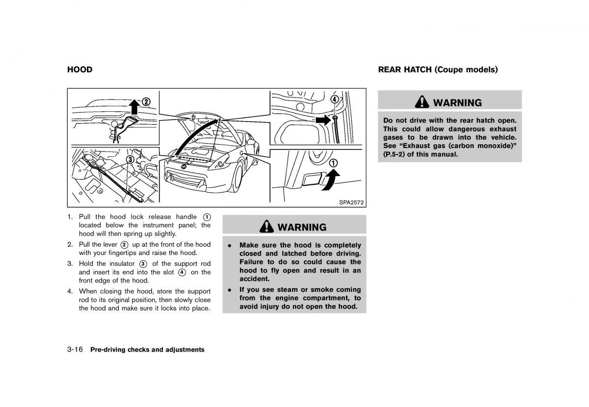 Nissan 370Z owners manual / page 138