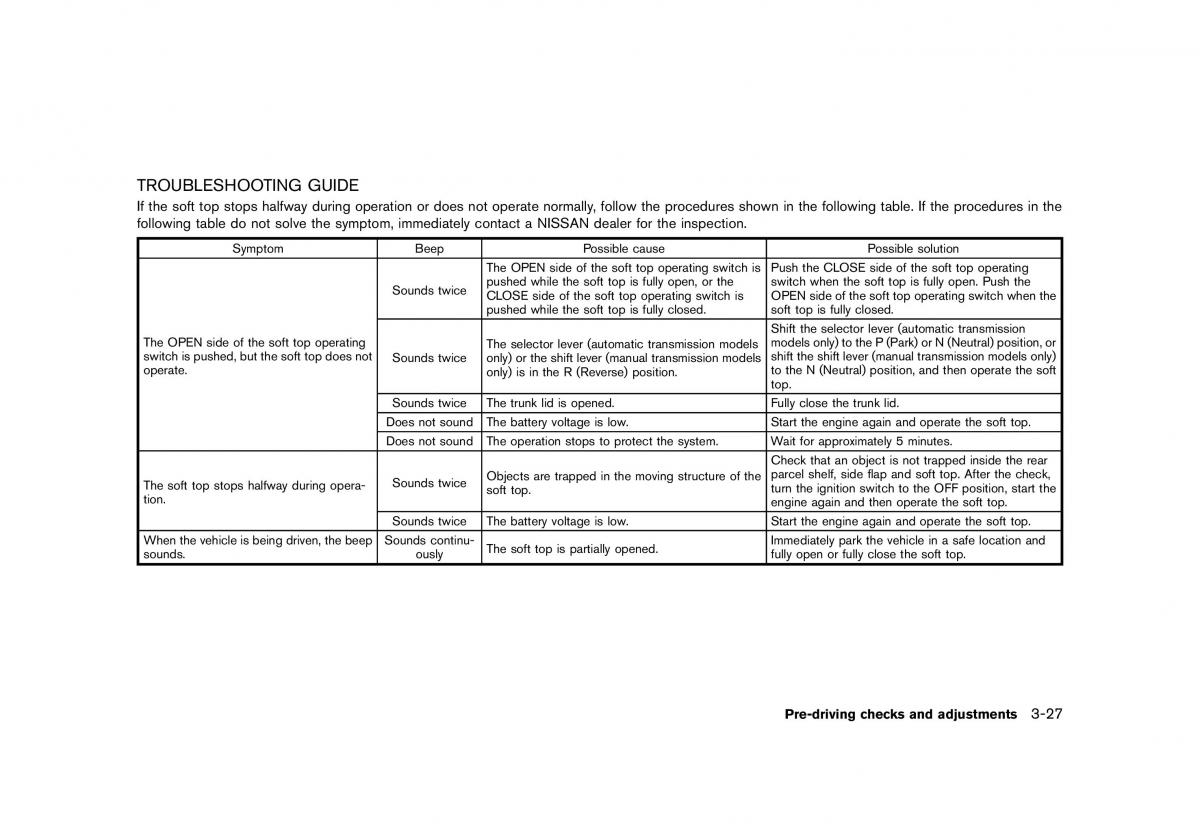 Nissan 370Z owners manual / page 149