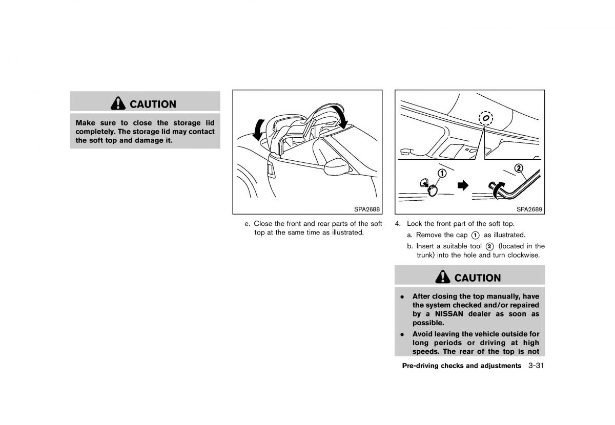 Nissan 370Z owners manual / page 153