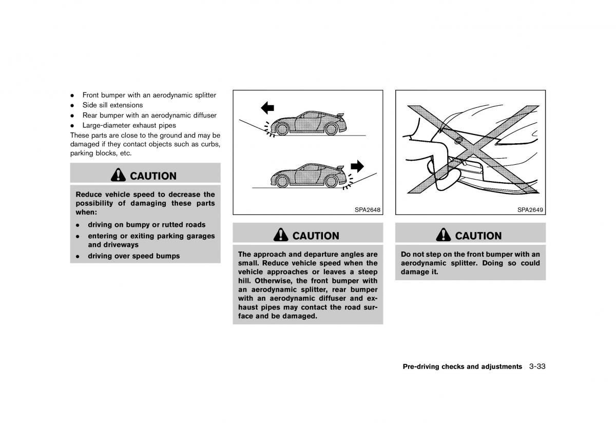 Nissan 370Z owners manual / page 155