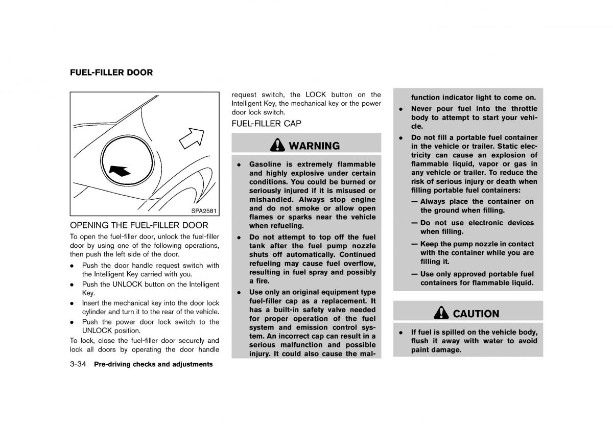 Nissan 370Z owners manual / page 156