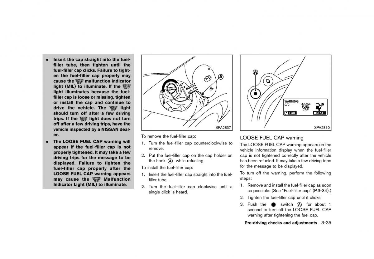 Nissan 370Z owners manual / page 157