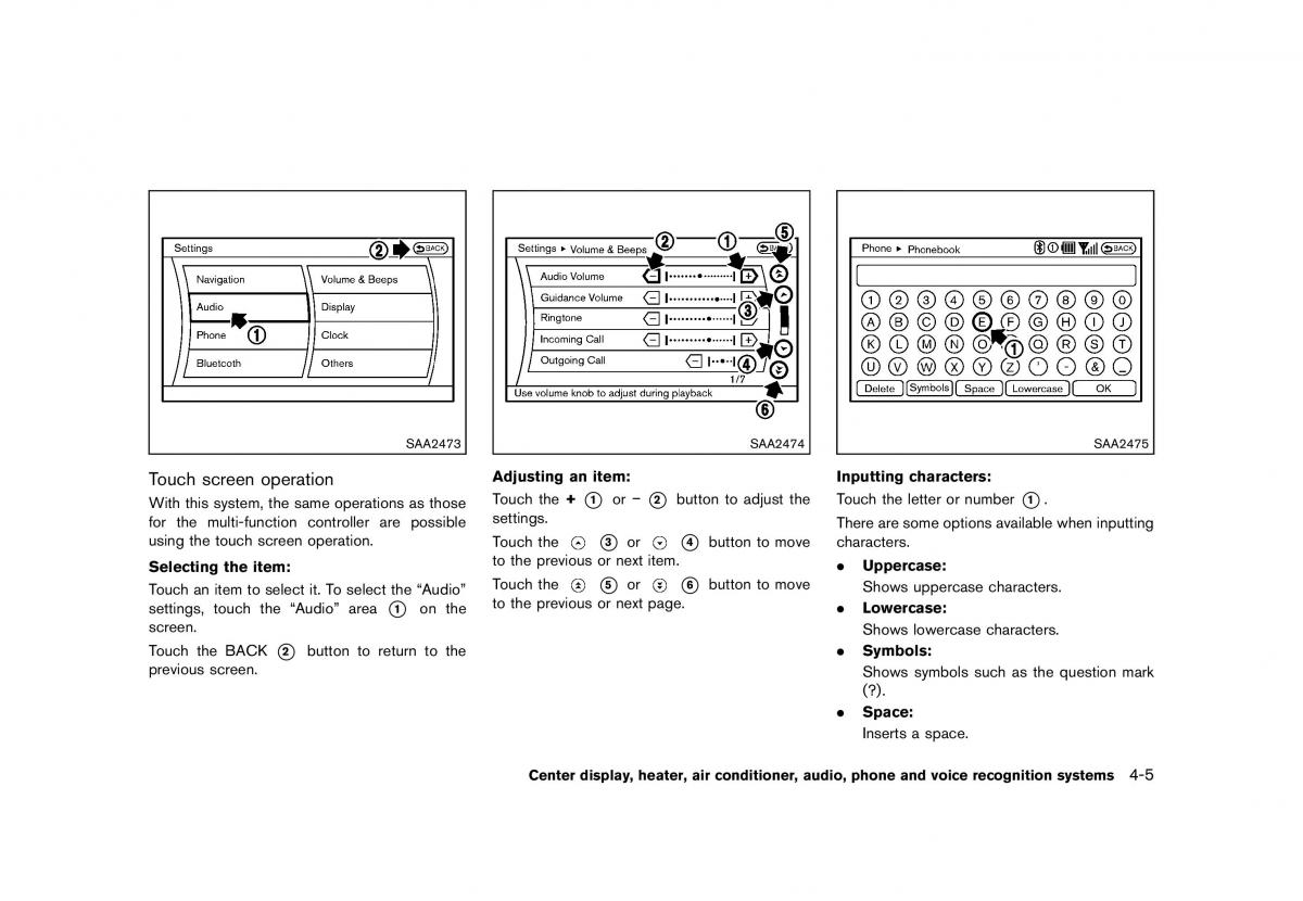 Nissan 370Z owners manual / page 167