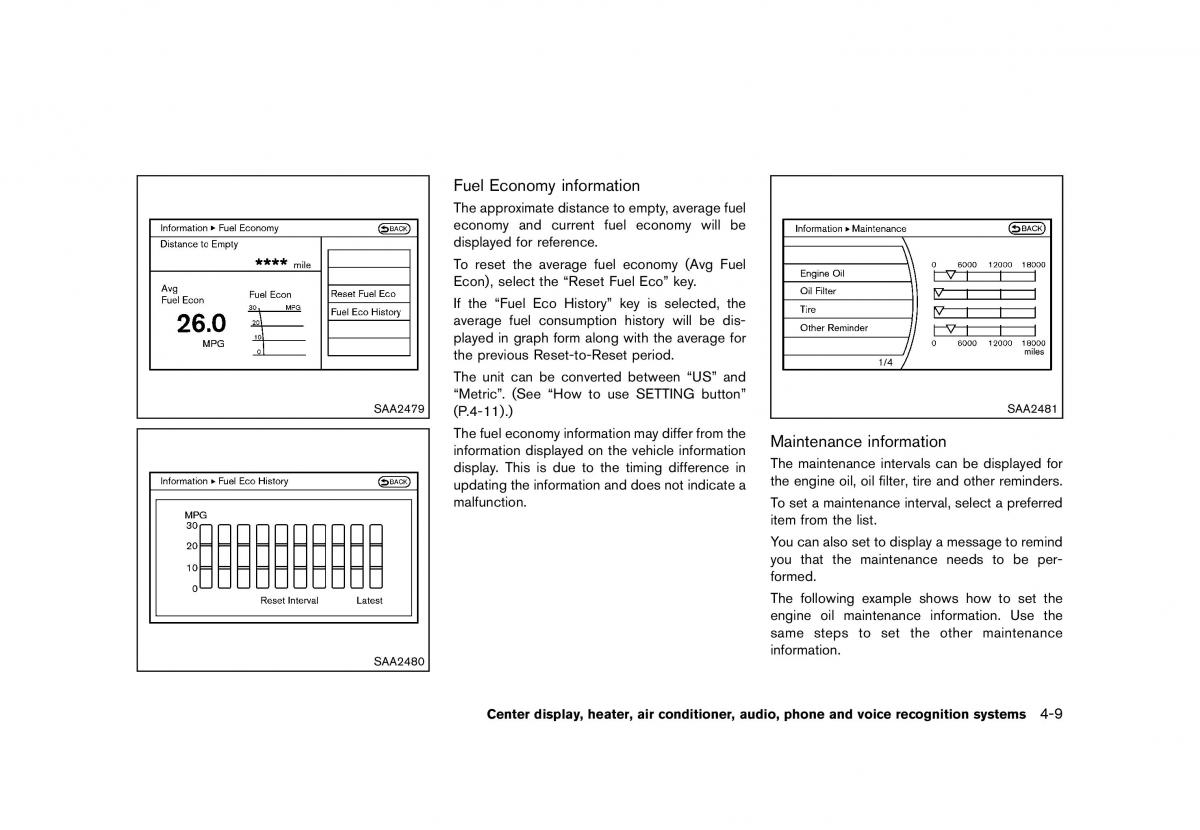 Nissan 370Z owners manual / page 171