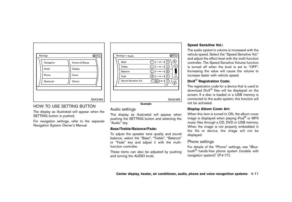 Nissan 370Z owners manual / page 173