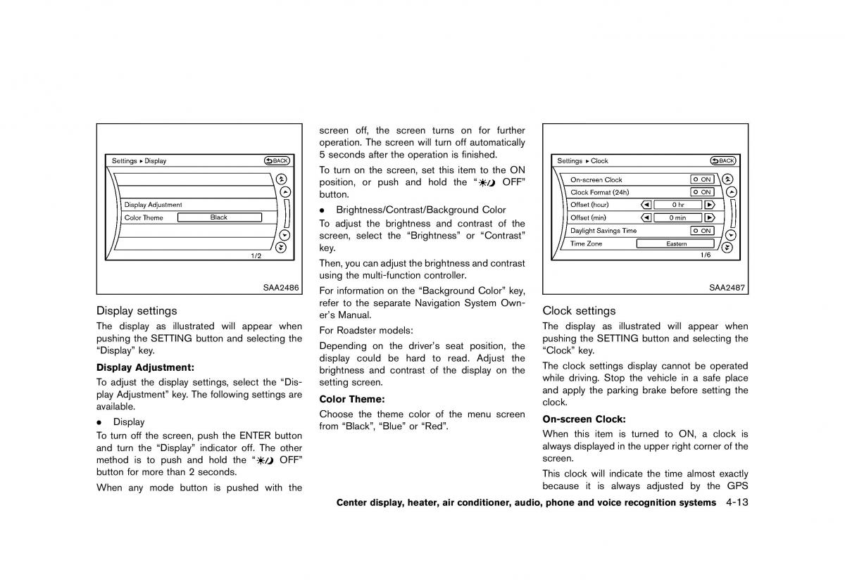 Nissan 370Z owners manual / page 175