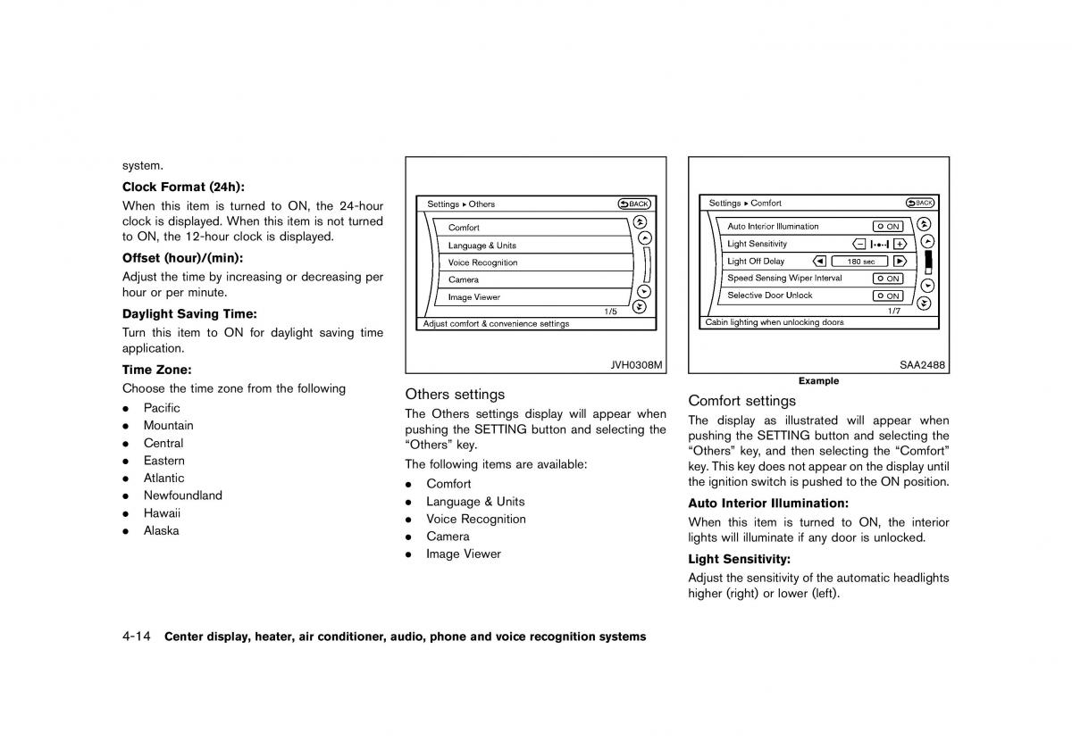 Nissan 370Z owners manual / page 176