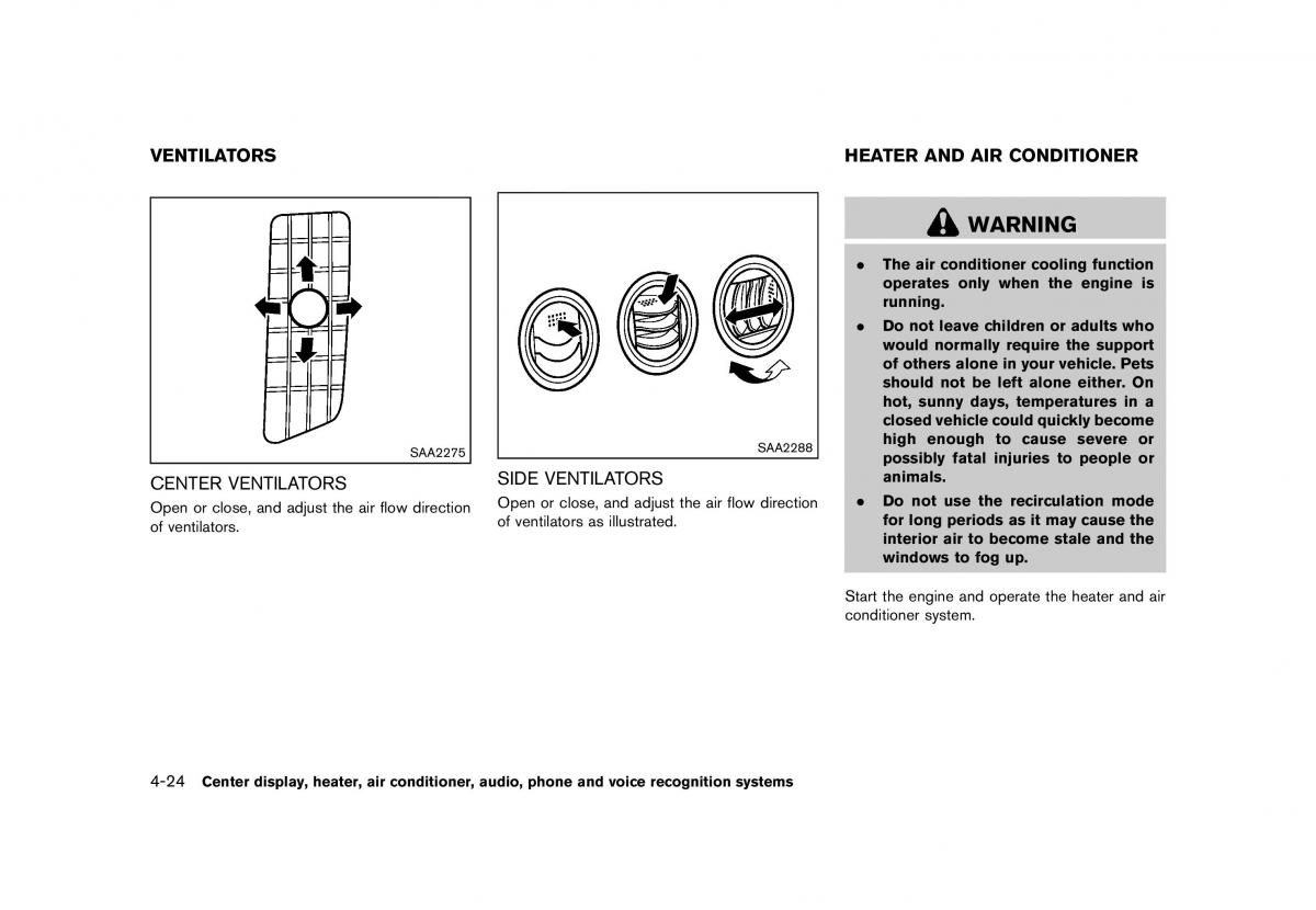 Nissan 370Z owners manual / page 186