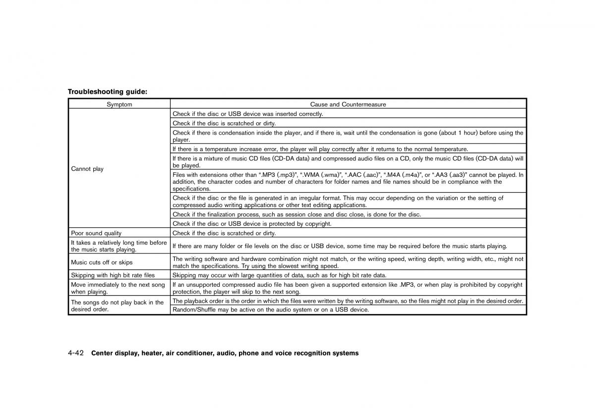 Nissan 370Z owners manual / page 204