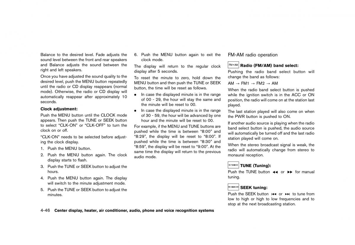 Nissan 370Z owners manual / page 208