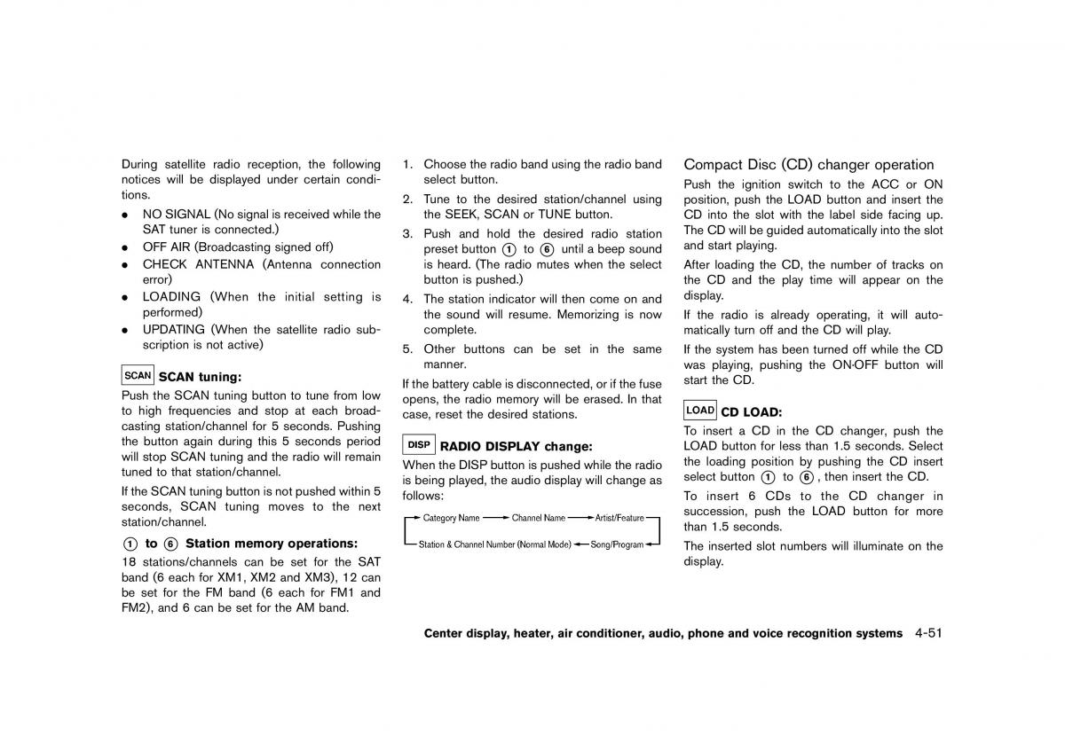 Nissan 370Z owners manual / page 213