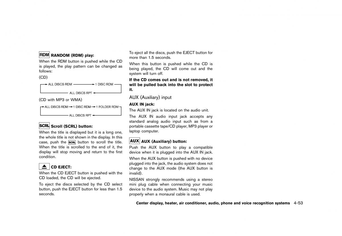 Nissan 370Z owners manual / page 215