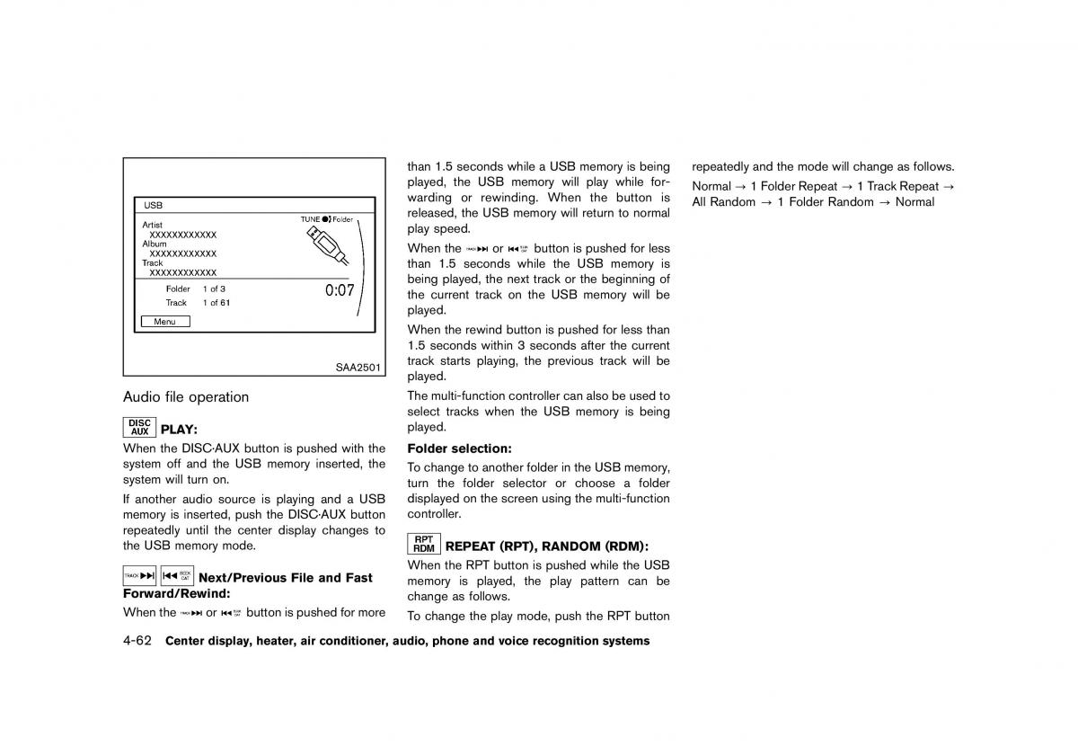 Nissan 370Z owners manual / page 224