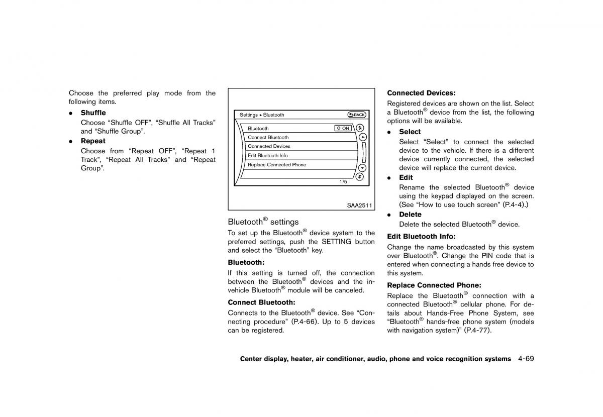 Nissan 370Z owners manual / page 231