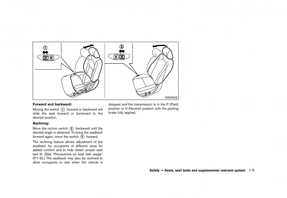 Nissan 370Z owners manual / page 25