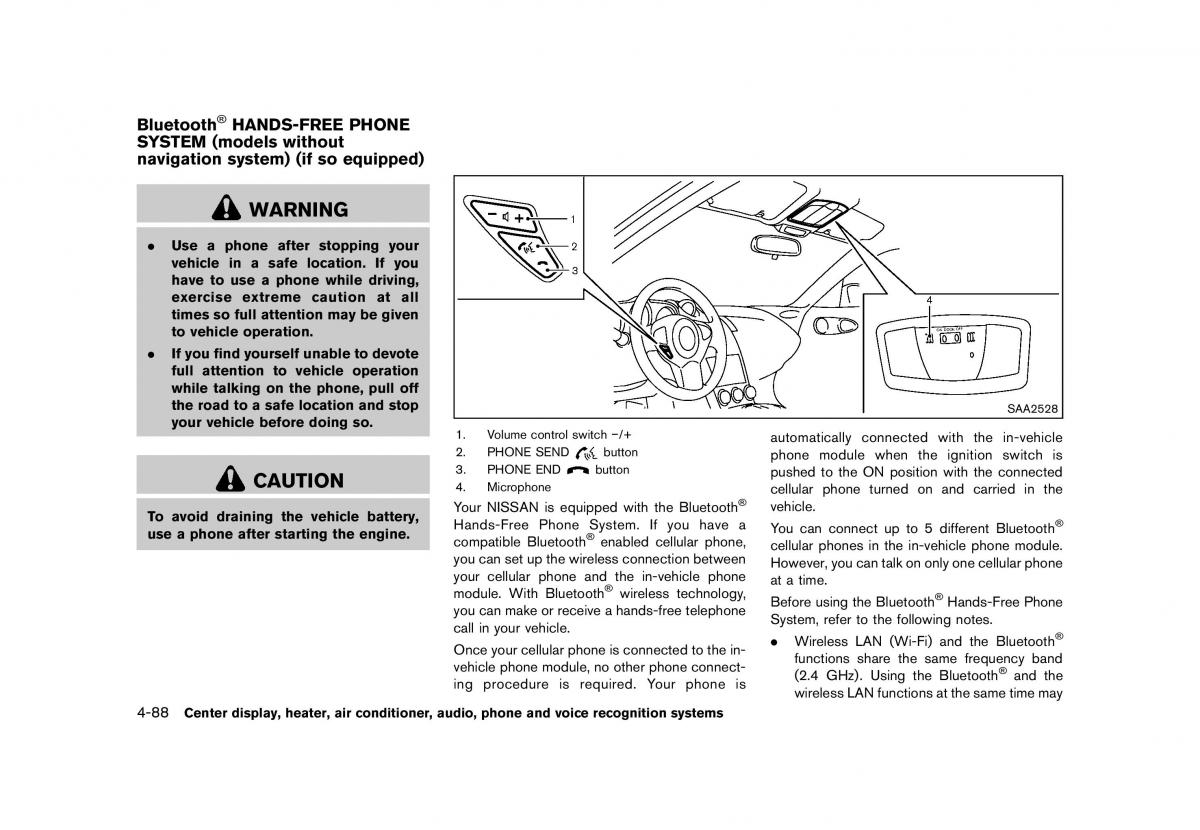 Nissan 370Z owners manual / page 250