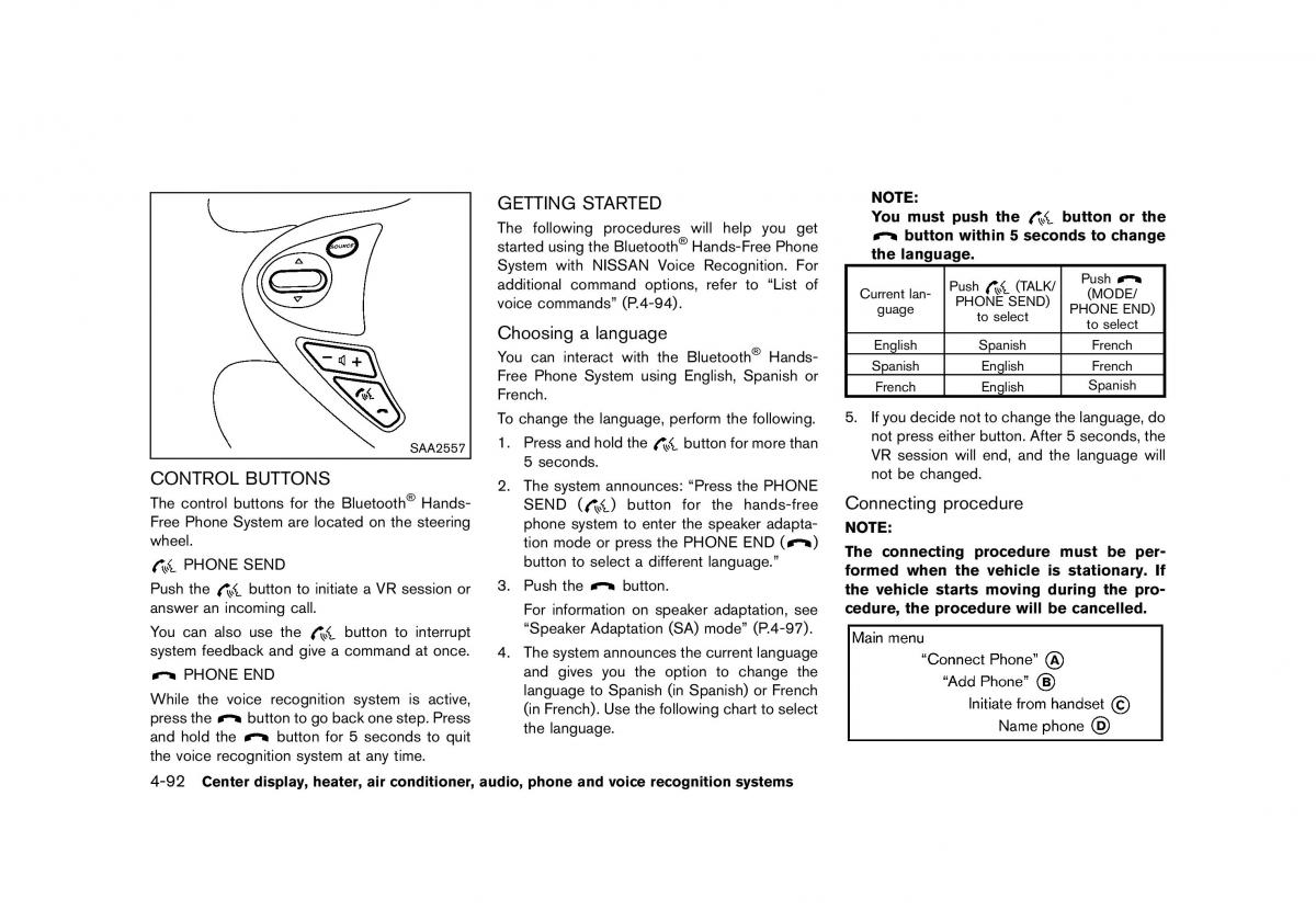 Nissan 370Z owners manual / page 254