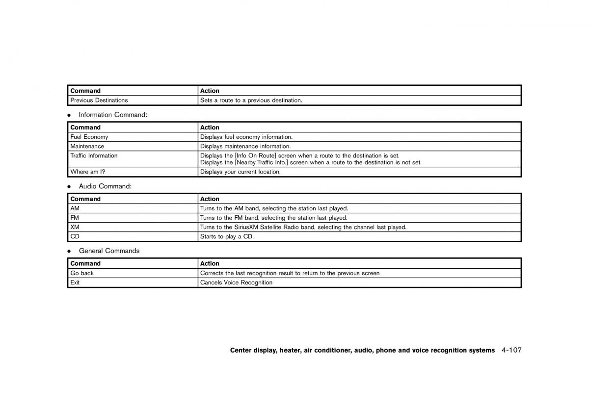 Nissan 370Z owners manual / page 269