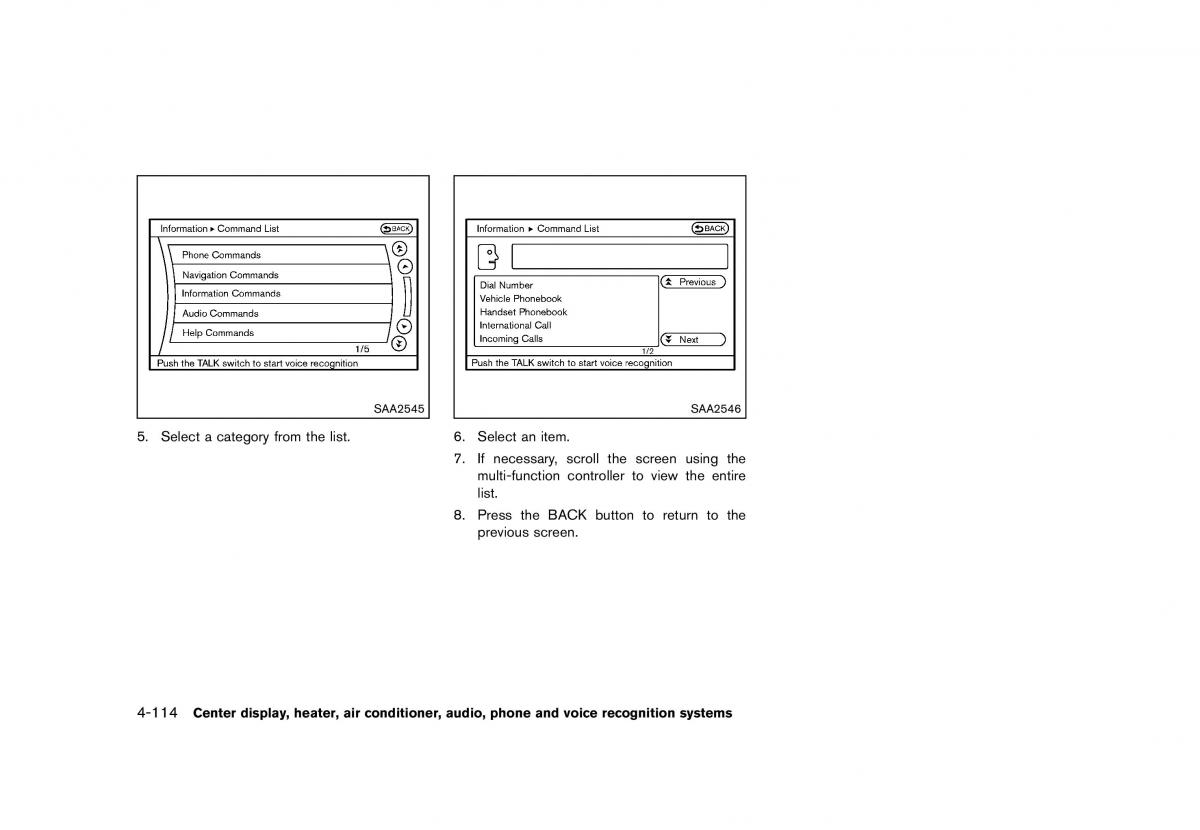 Nissan 370Z owners manual / page 276