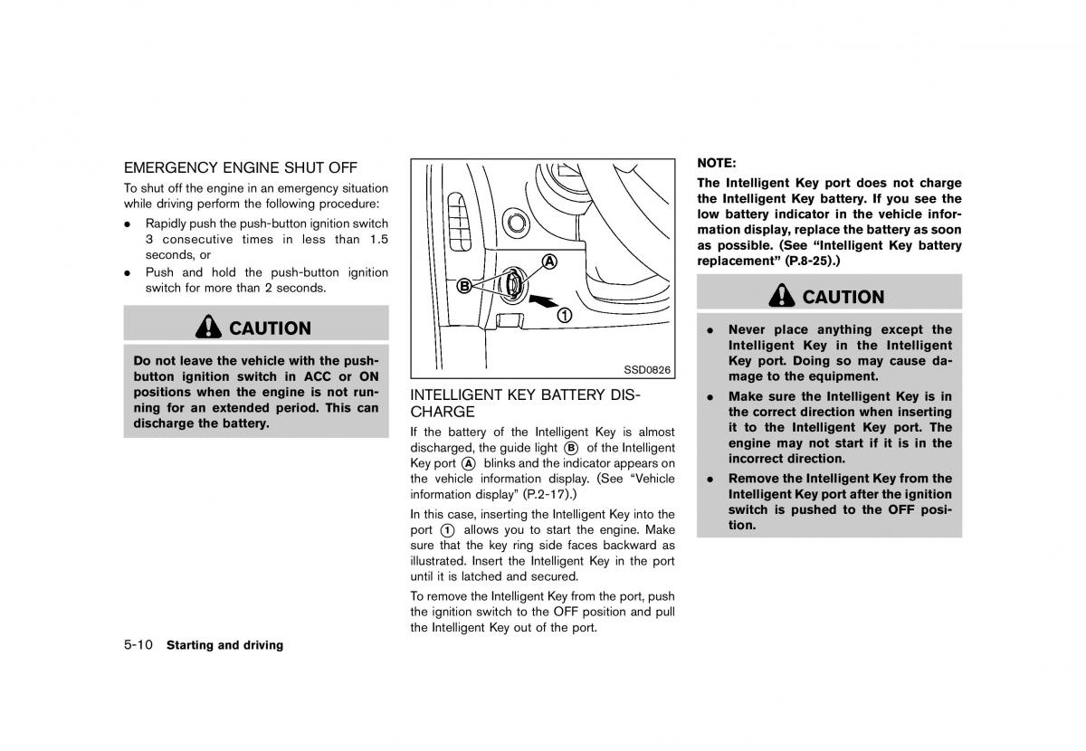 Nissan 370Z owners manual / page 298