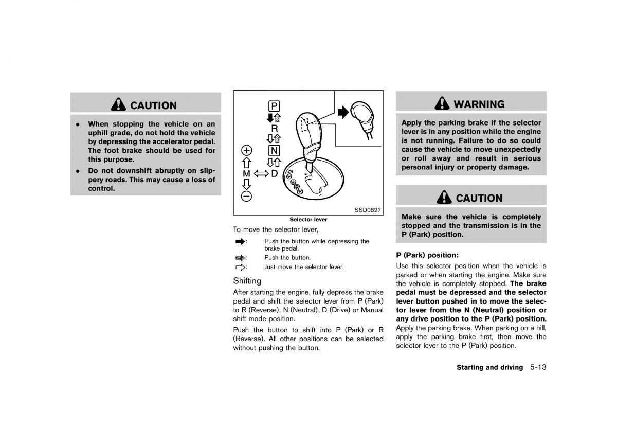 Nissan 370Z owners manual / page 301