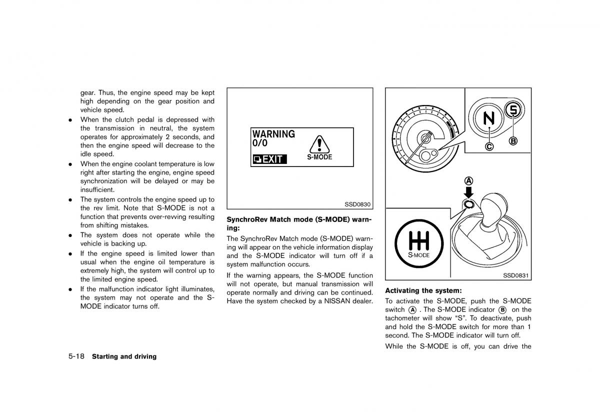 Nissan 370Z owners manual / page 306