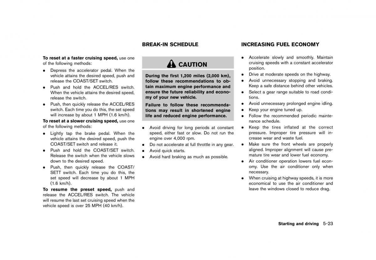 Nissan 370Z owners manual / page 311