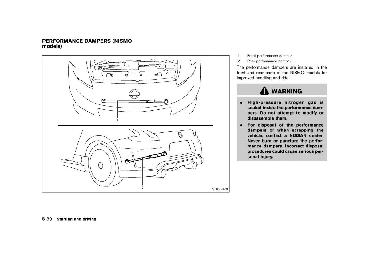 Nissan 370Z owners manual / page 318